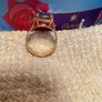aqua marine stone ring Image 2