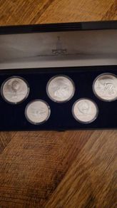 silver olimpics rubles 4oz pure silver 6 1ruble copper nickel