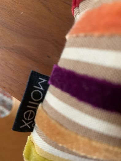 cushion colored stripes