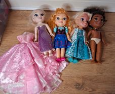 Elsa, Anna, Moana Dolls
