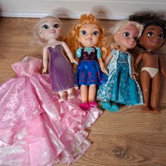 Elsa, Anna, Moana Dolls