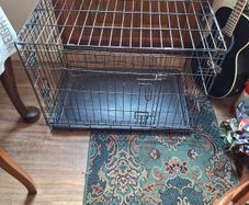 Foldable Large used Dog Crate with tray and 2 openings, Postage Available or Collection is always welcome and Recommended in Rochfortbridge Westmeath