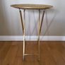 Moroccan Style Gold Filigree  Folding Side Table Image 2
