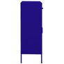 Storage Cabinet Navy Blue 80x35x101.5 cm Steel Image 3