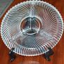 Vintage Serving/Hors D'oeuvre Glass Dish Image 3