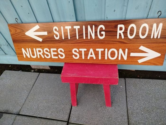 Signage nurses station