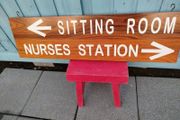 Signage nurses station