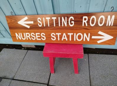 Signage nurses station