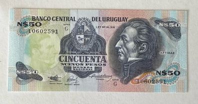 Uruguay 50 Pesos Banknote