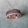 Treble Layered Sterling Silver Ring Image 6