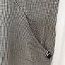 Pitagora limited edition houndstooth unisex dungarees. Image 3