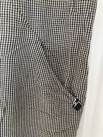 Pitagora limited edition houndstooth unisex dungarees.