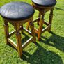 Pair of Immaculate Commercial-Grade Beechwood Bar Stools Image 7