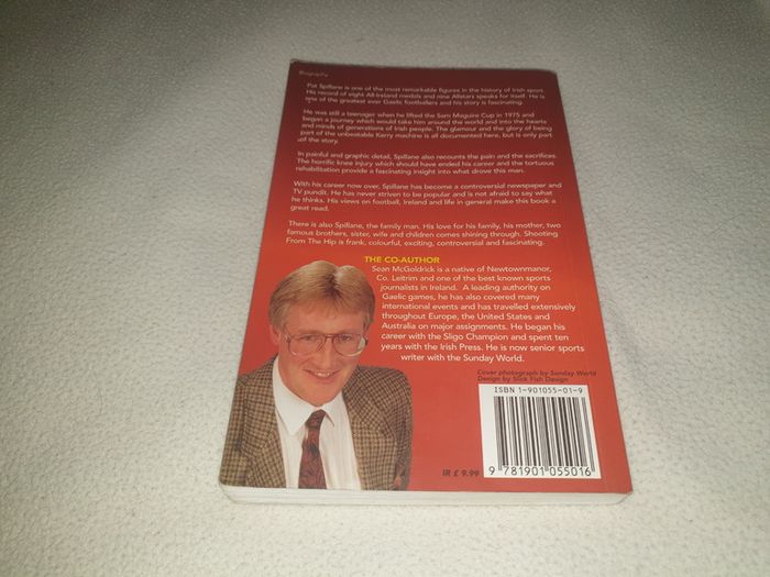 Shooting from the Hip The Pat Spillane Story Book For Sale Here