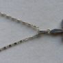 Vintage Sterling Silver 925 Cross Pendant with Optional 11,5"  Chain 5,7g Image 2