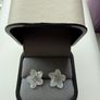 Diamond Stud Flower Earring Image 2