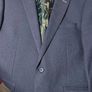 Kenton luxury tailoring 3 piece wedding suit in navy Image 5