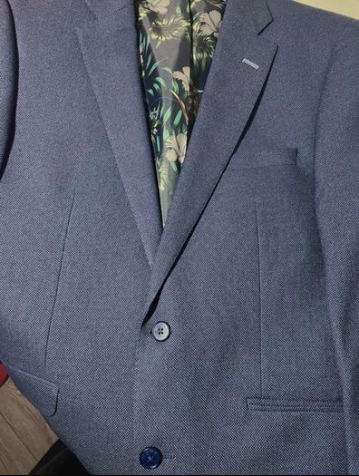 Kenton luxury tailoring 3 piece wedding suit in navy