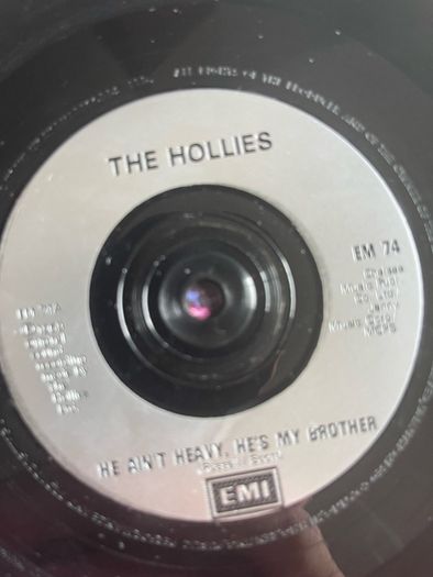 The Hollies He ain't heavy he's my brother picture sleeve vinyl record single in vg+ condition