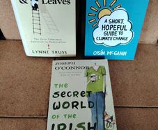 Irish Humor, Grammar & Climate Book Bundle (Truss, Joseph O'Connor, McGann)