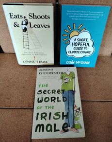 Irish Humor, Grammar & Climate Book Bundle (Truss, Joseph O'Connor, McGann)