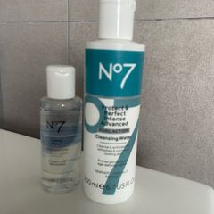 no7 cleansing water 200ml & toning water 75ml