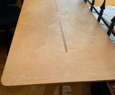 Sturdy, Light Weight Wooden Desk and Toolless Assembly