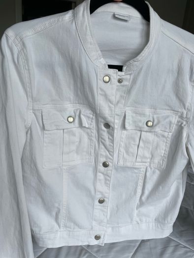 Jacqueline de Yong white denim jacket