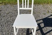 IKEA solid white wooden chair
