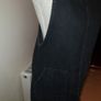 Topshop black denim pinafore uk10 Image 3