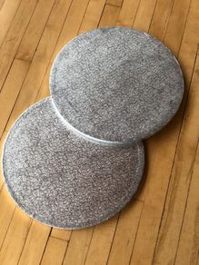 NEW Silver Square & Round Cake Boards