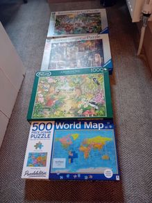 4 x jigsaw set