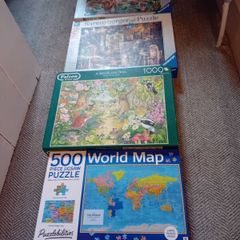 4 x jigsaw set