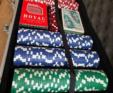 Poker Chips with Case
