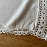 Lace table cloth and two vintage armchair covers Image 3