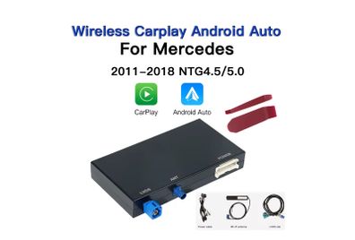 Wireless CarPlay Android Auto Decoder For Mercedes Benz NTG4.5 NTG5.0 W178 W117 W156 W203 W205 W207 W212 BT AUX GPS Car Module