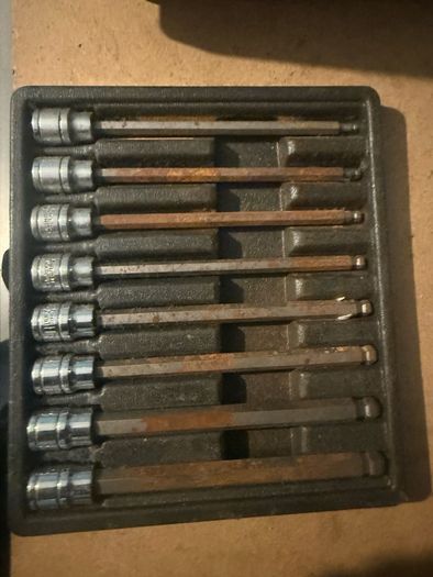 3/8 socket ball end socket Allen keys