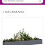 Anthracite grey steel planter (still in box) Image 3