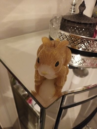 Easter bunny candle
