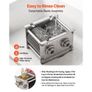 Meat Cutting Machine, 850W Commercial Slicer, 5mm Heavy Duty Stainless Steel Blade Shredder for Boneless Meat Soft Vegetables, Electric Food Slicers for Kitchen Restaurant Supermarket Image 6