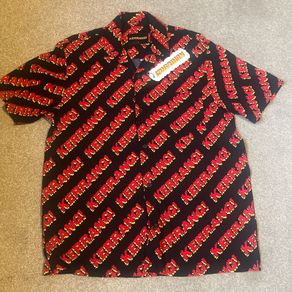 Kerrang Heavy Metal BNWT Red & Black short sleeved shirt Size L
