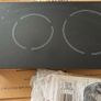 Brand New Plug in Two Burner Glass Hob Matte Black. Image 4