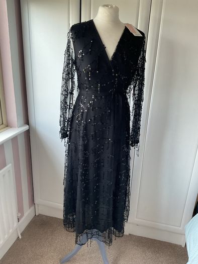 dress Bnwt black occasion dress size s/m Lilie rose brand