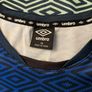 Umbro Geometric Print Top - Size 16 - Blue/Green Gradient Image 3