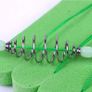 5 Pairs/Lot carbon steel fishing hooks double barbed hook with PE line carp fishing anzol Accessory Anti-winding Image 3