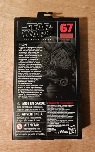 Star Wars 4-Lom 6" Scale Black Series New & Unopened