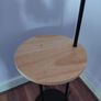 Tall floor lamp with built in table Image 2