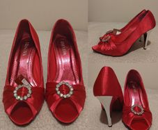 Stunning Fushia Pink Occasion Shoes NEW