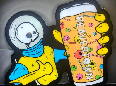 Official Beavertown Brewery Illuminated LED Wall Sign New Boxed