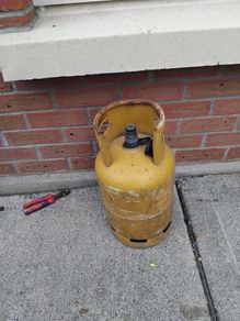 small gas cylinder